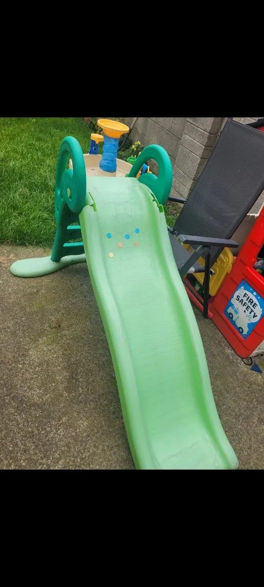 Green kids slide FREE