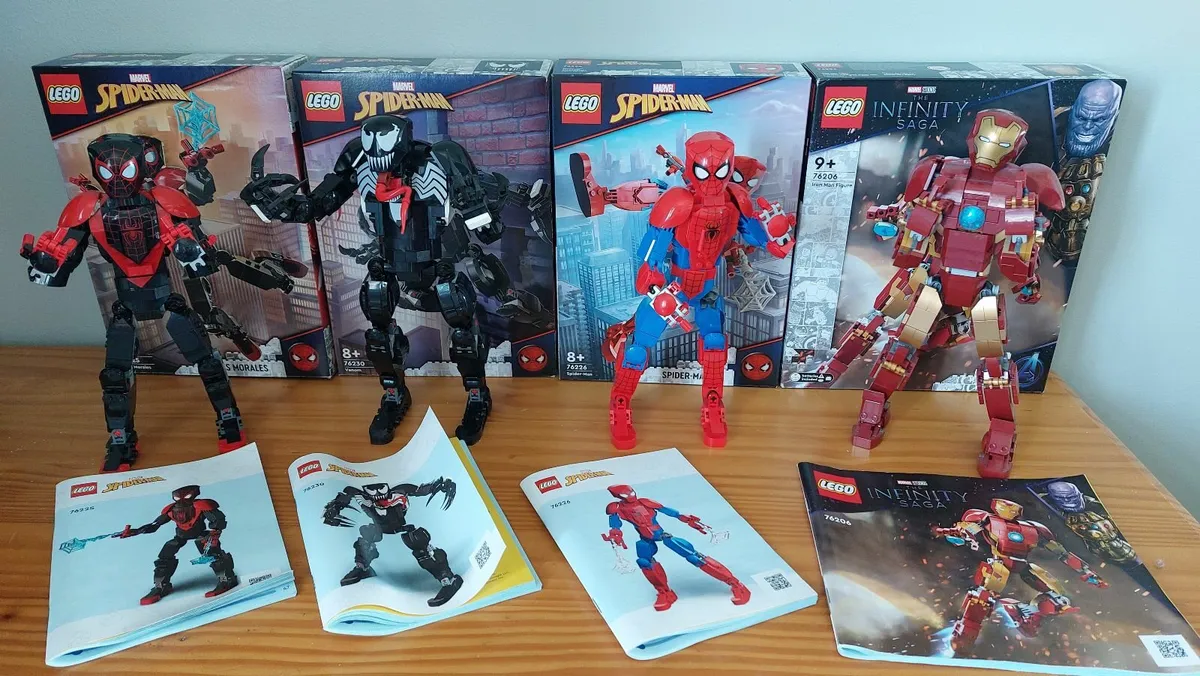LEGO Marvel Figures, Iron-Man, Spider-Man, Miles M - Image 1