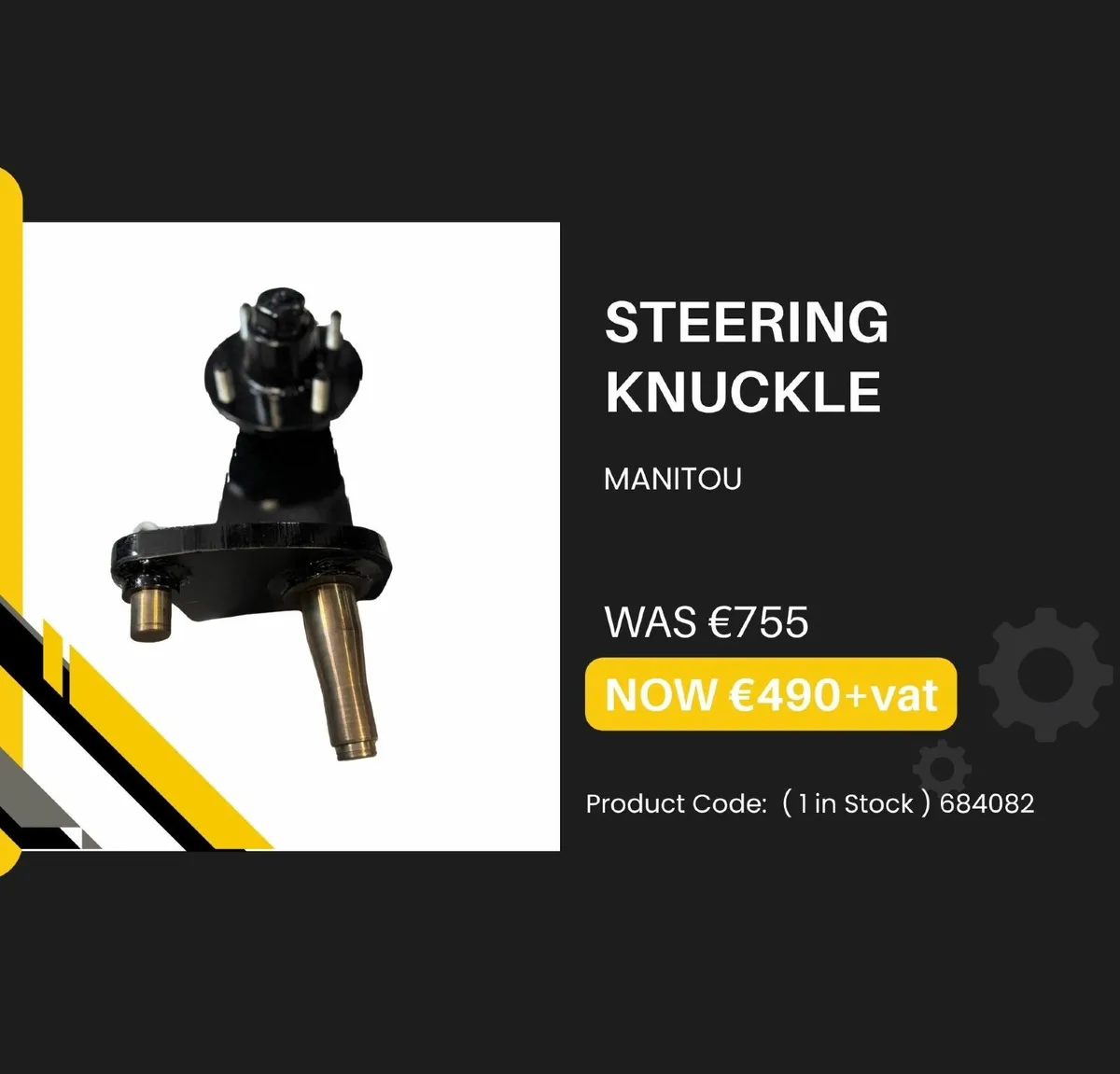 MANITOU STEERING KNUCKLE BRACKET