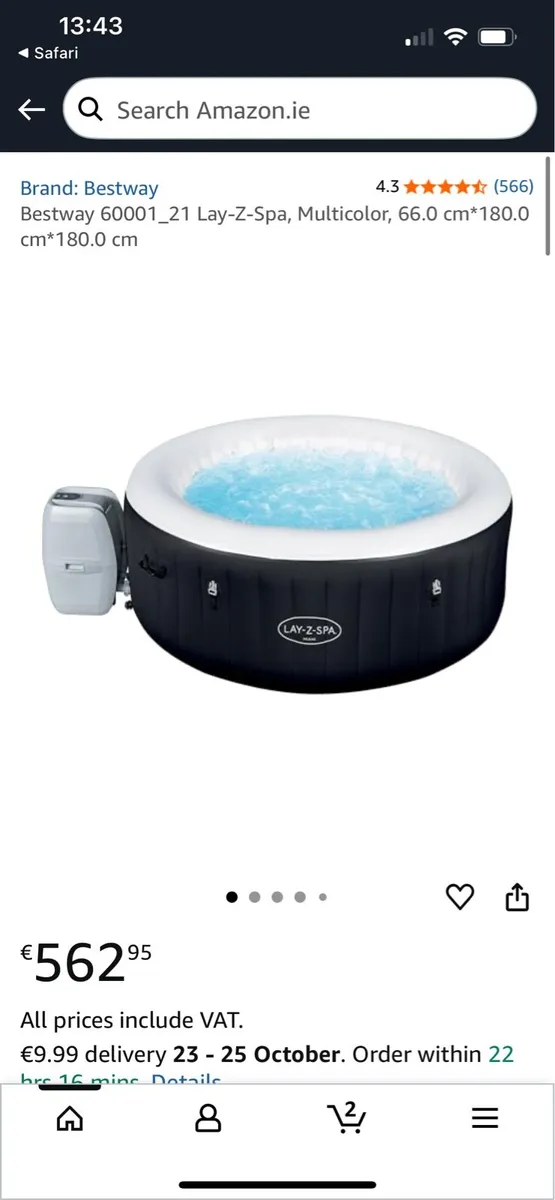 lazy spa hot tub - Image 3