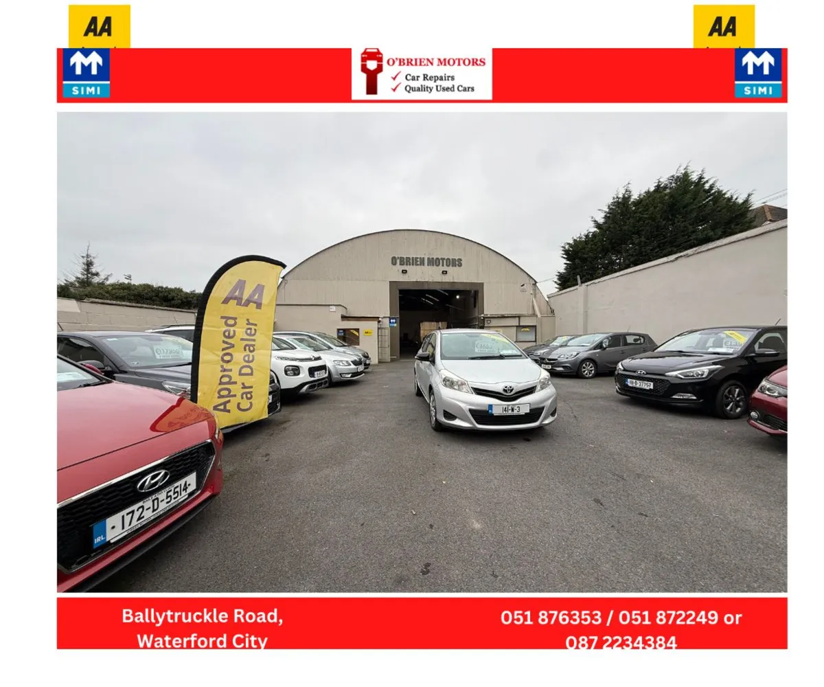 2014 Toyota Yaris,  1 Litre, Silver, 5 Door H/Back - Image 1