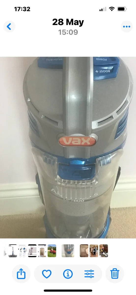 Vax Air Cordless Lift Duo for sale. - Image 3