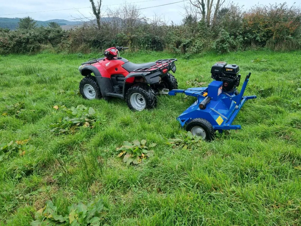 Honda TRX 500 & Loncin petrol flail mower & spray - Image 1