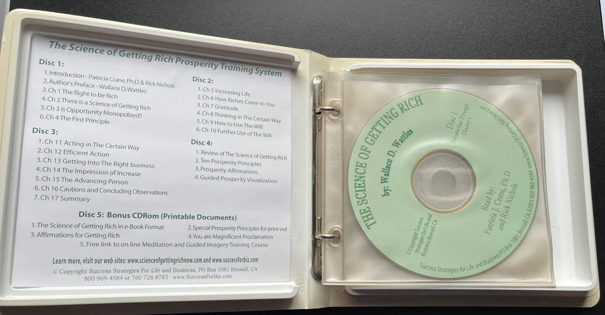 The Science of Getting Rich 5 CD’s - Image 2