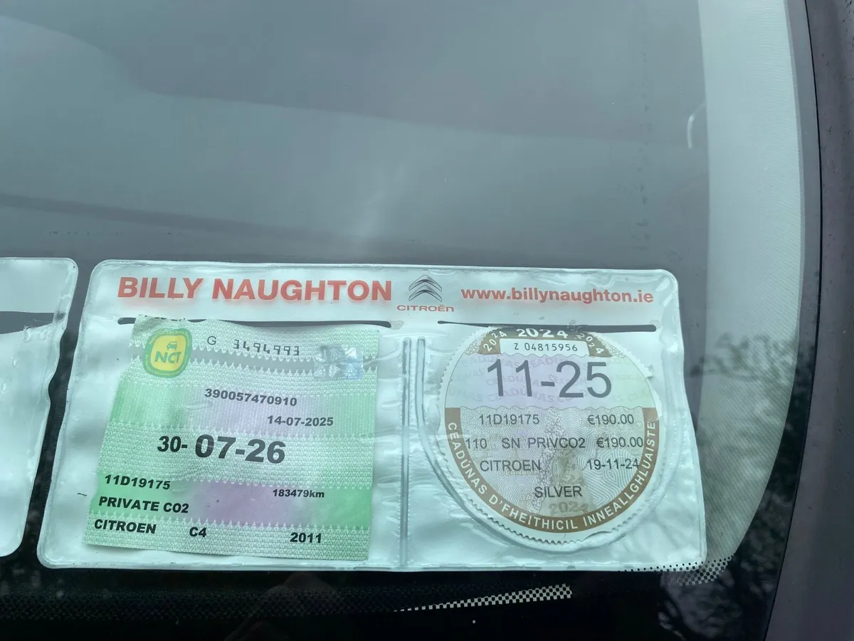 2011 CITREON C4 1.6 DIESEL NCT 7/26 TAXED 11/25 - Image 2