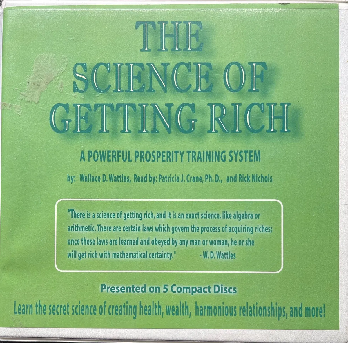 The Science of Getting Rich 5 CD’s - Image 1