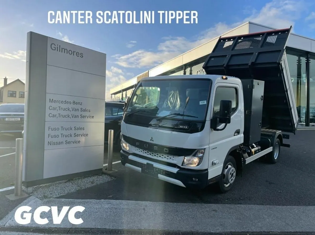Mitsubishi Canter 3C13 Scatolini Tipper + Tool Box - Image 1
