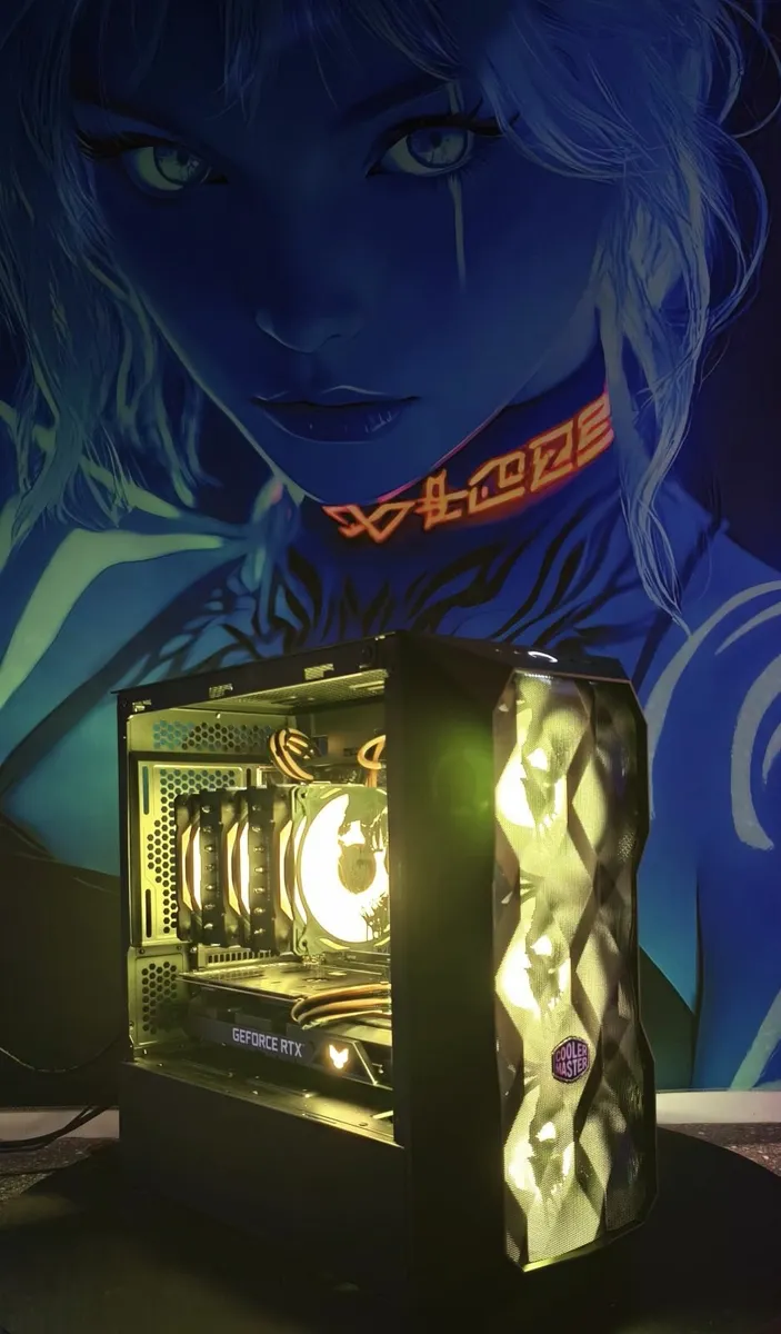 Radioactive Themed Ryzen/RTX Gaming PC - Image 1