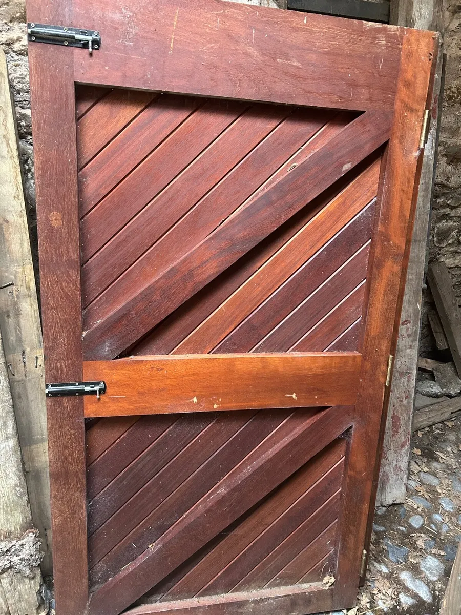 Teak doors - Image 1