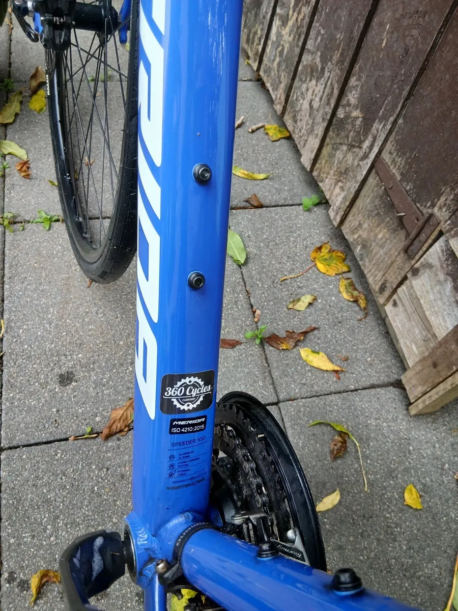 MERIDA SPEEDER 100 HYBRID  XSMALL 47CM & helmets - Image 2