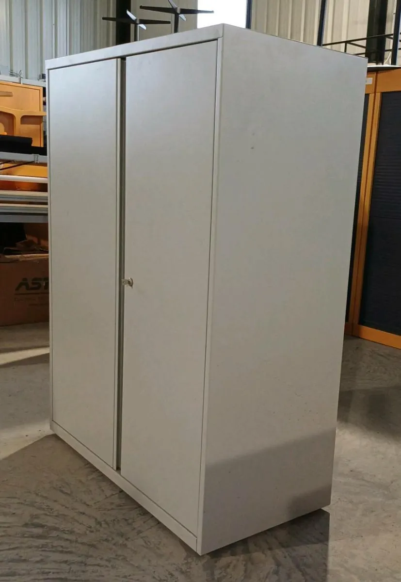 1.3m Steel Two Door Cabinet - Image 2