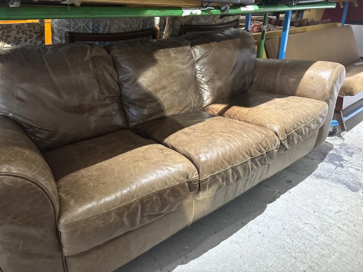 Leather couch