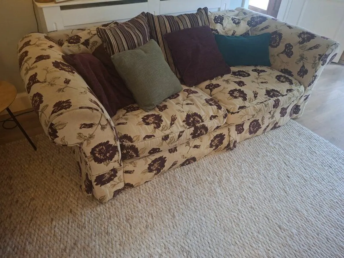 PRICE DROP !!!couch, chair and footstool - Image 1