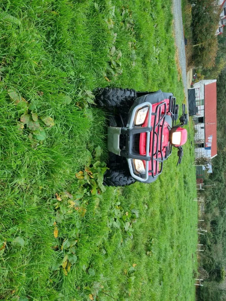 Honda TRX 500 & Loncin petrol flail mower & spray - Image 2