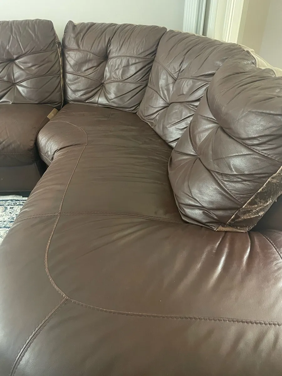 Corner Sofa Leather - Image 1