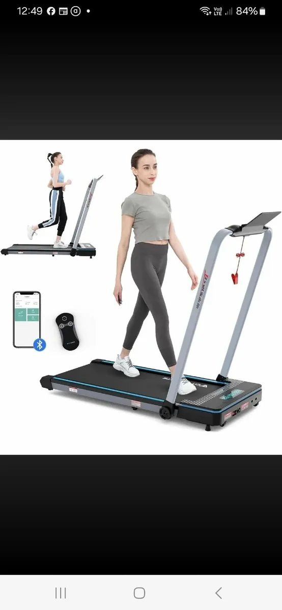 Compact treadmill/walking pad - Image 1