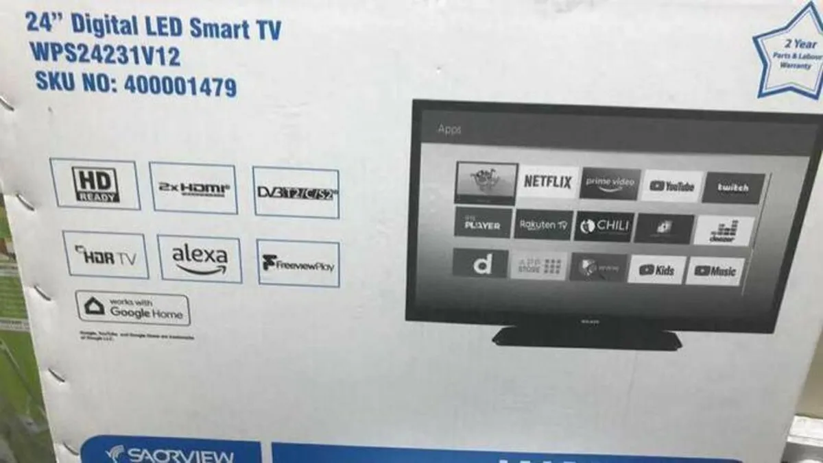 24" Smart 12 Volt HD TV - Image 1