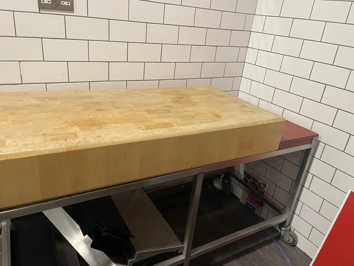 Butchers Block + Stand - Image 1