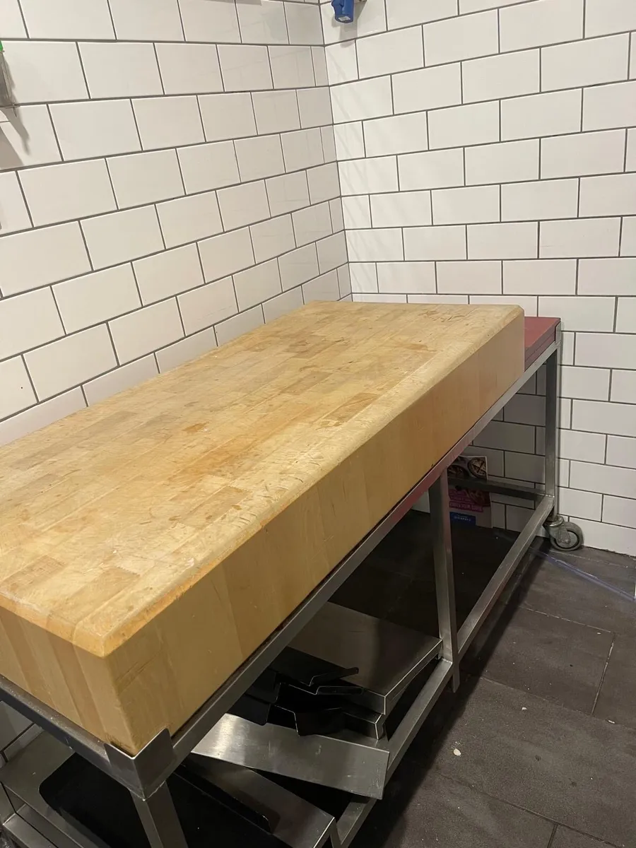 Butchers Block + Stand - Image 2