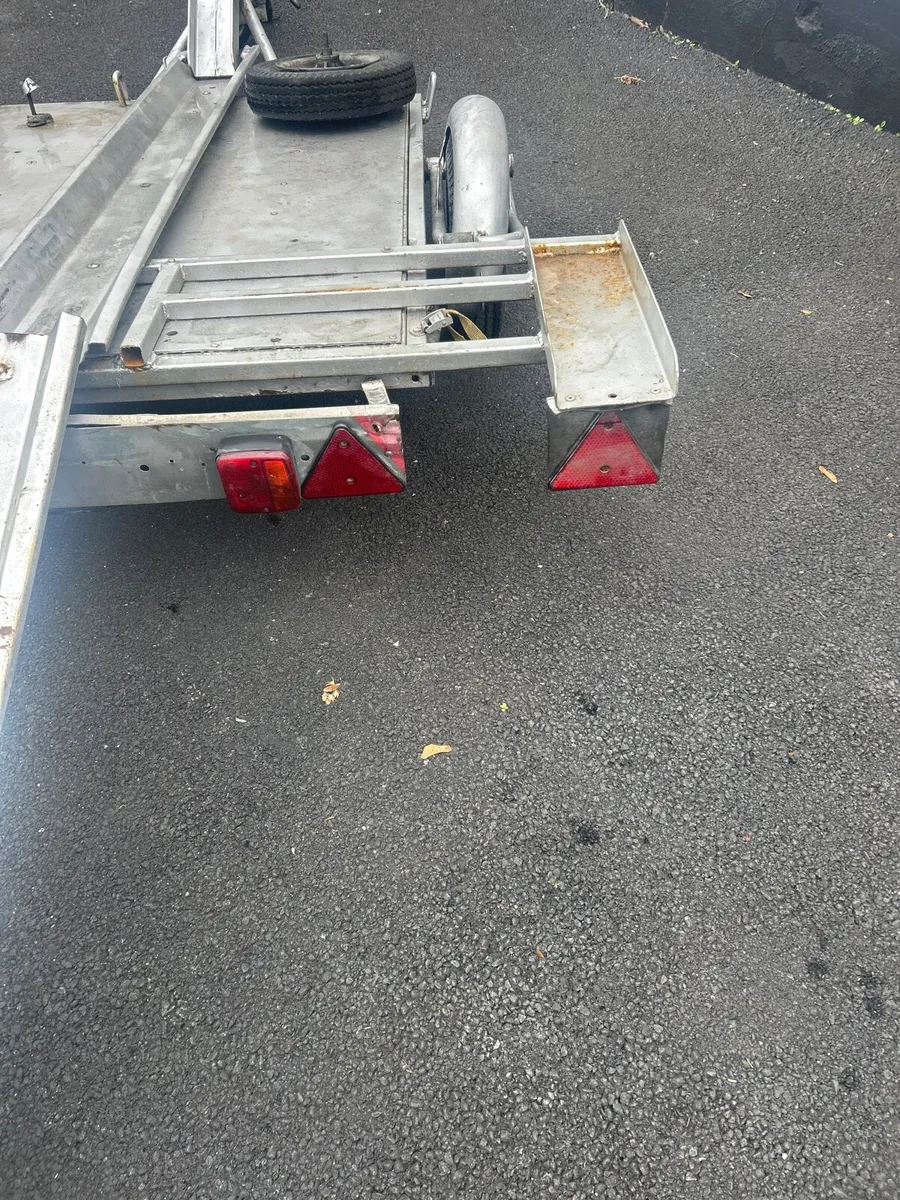 ERKA galvinised motorbike trailer - Image 3