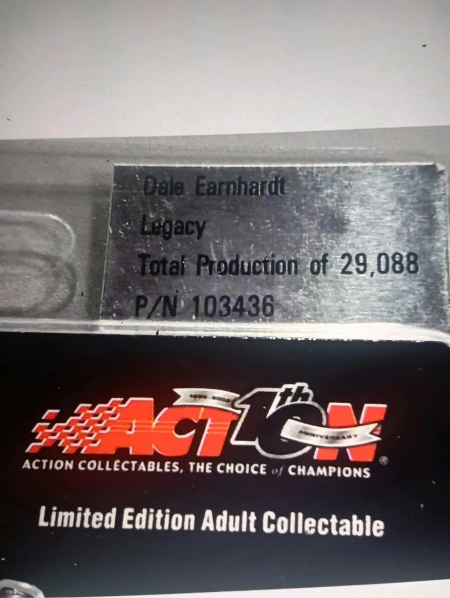 ACTION COLLECTIBLES  DALE EARNHARDT  MODLE CAR - Image 2