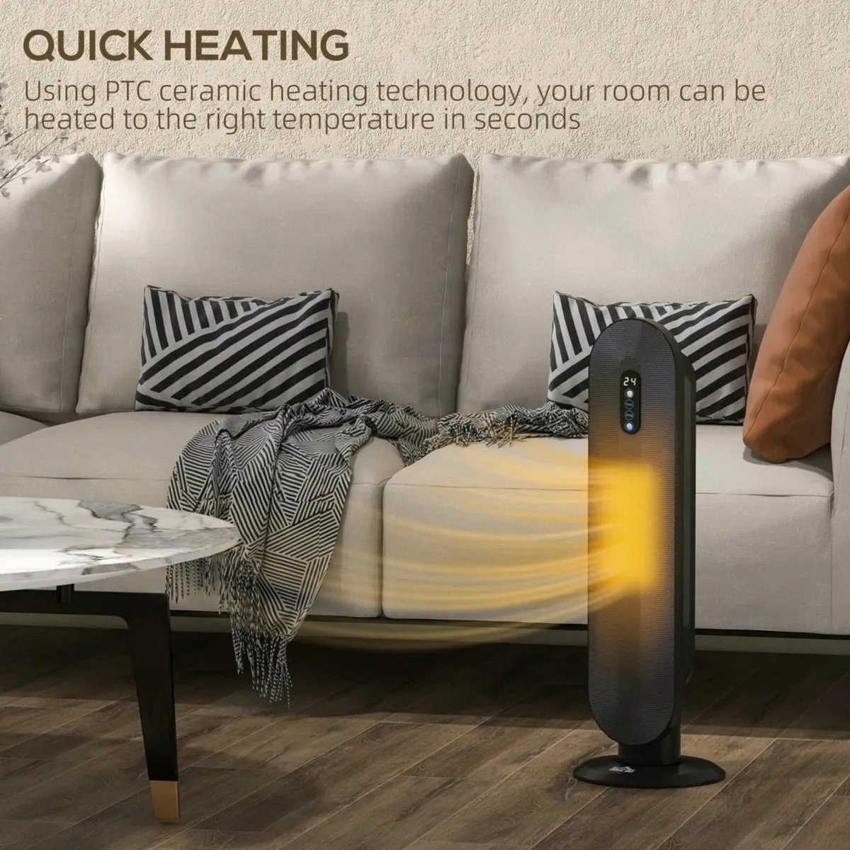 Electric Tower Space Heater - Image 3