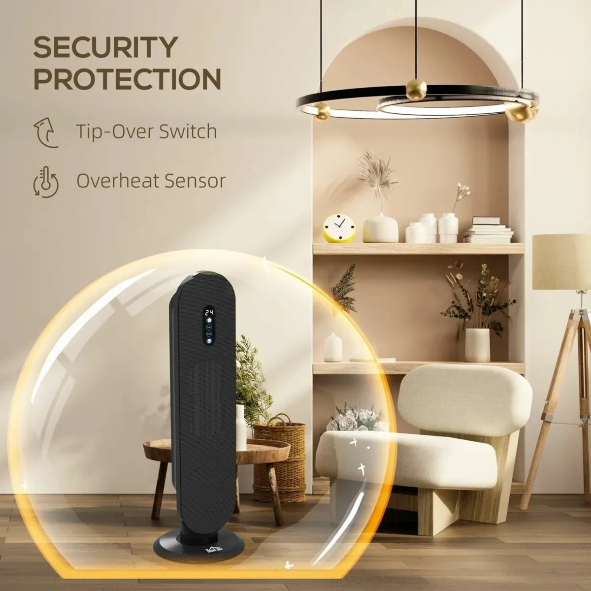 Electric Tower Space Heater - Image 4
