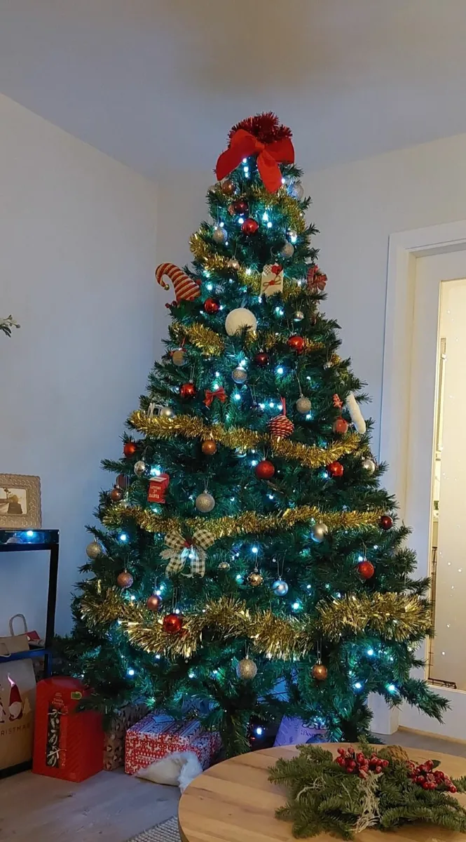 8ft Artificial Christmas Tree (Robson Pine) - Image 1