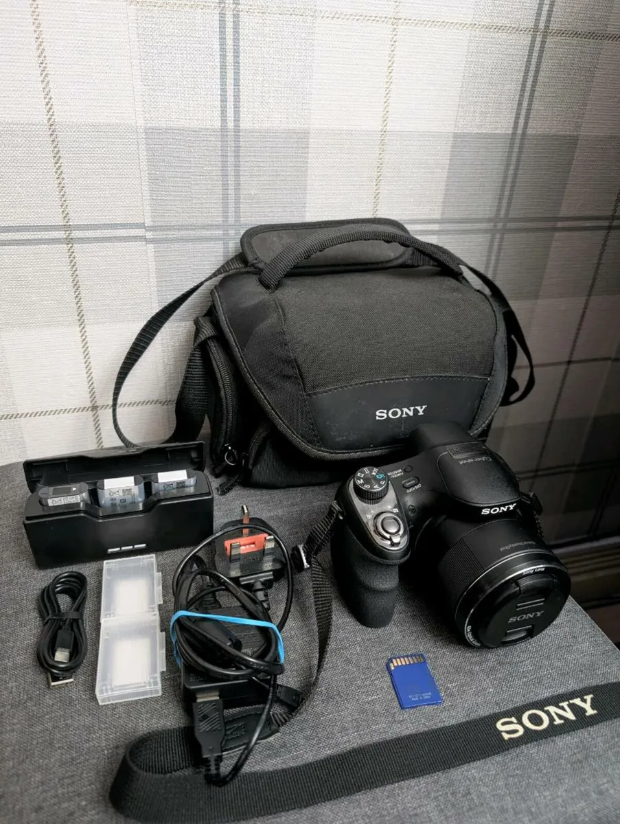 Sony Cyber-shot DSC-H400 Bridge Camera Kit 3batt - Image 2