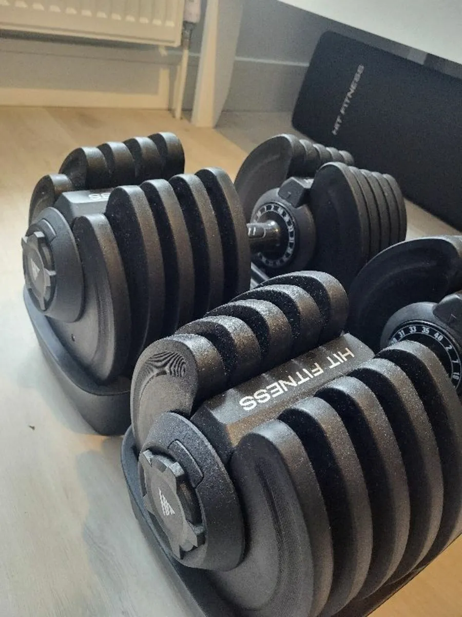 40kg Adjustable dumbbells - Image 3
