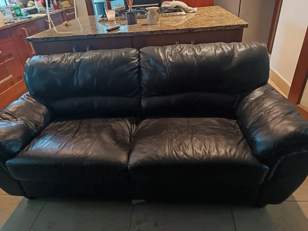 Leather couch