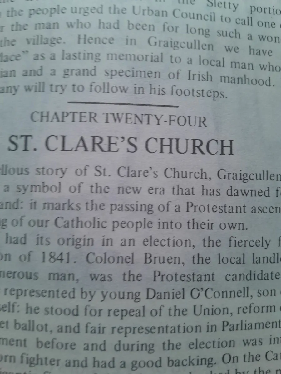 Vintage  book on the parish of  killeshin and grai - Image 2