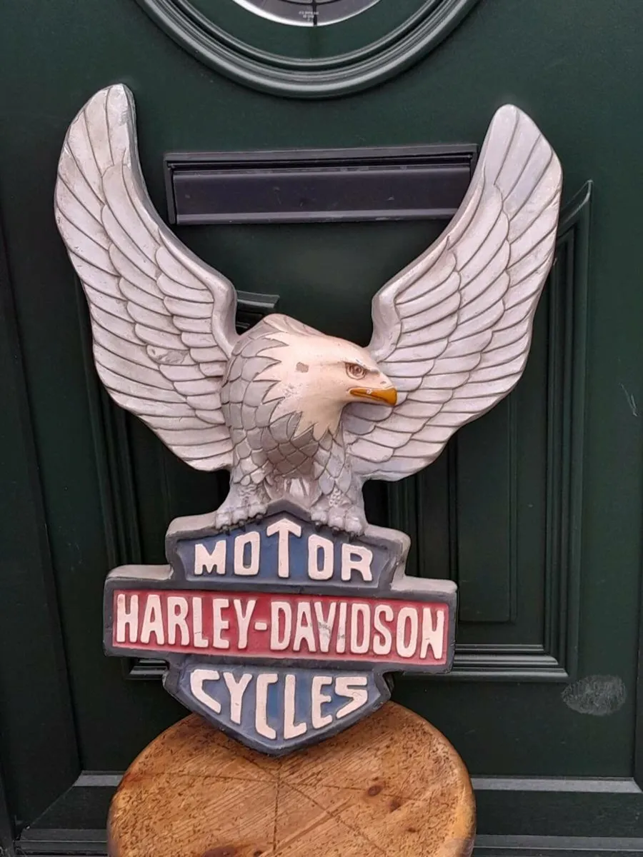 Vintage harley Davidson sign - Image 2