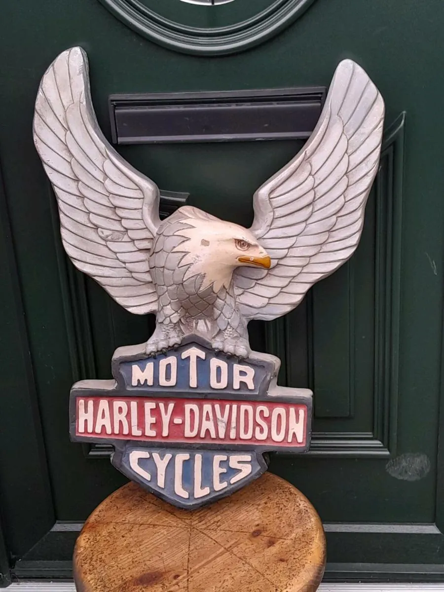 Vintage harley Davidson sign - Image 3