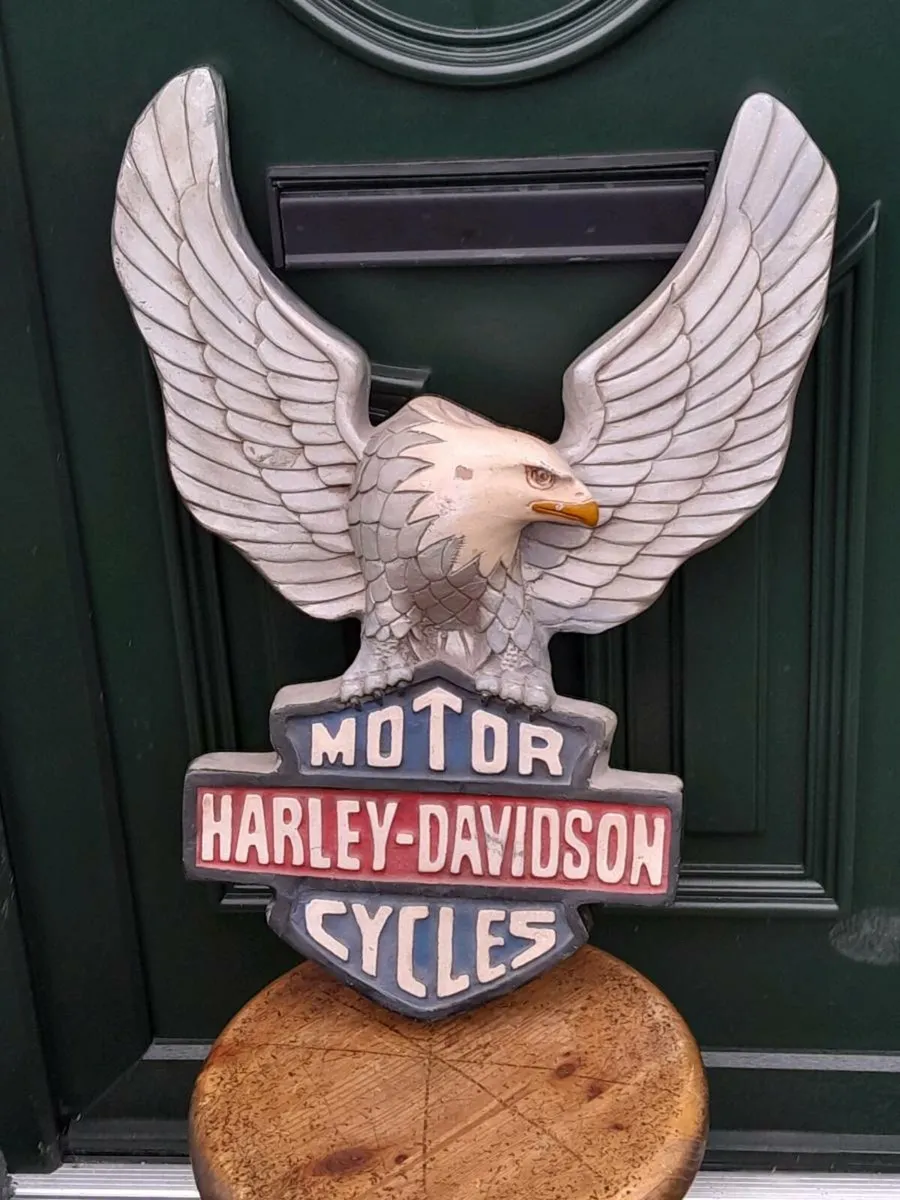 Vintage harley Davidson sign - Image 4