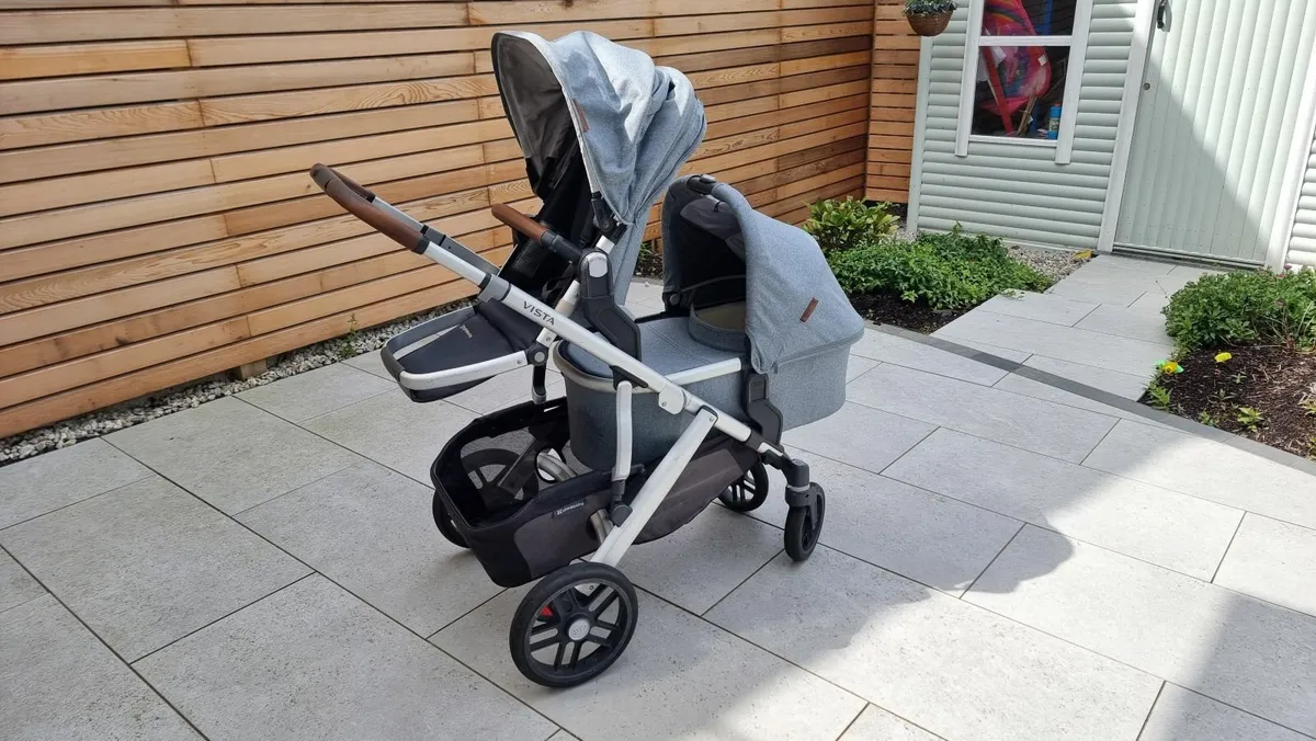 Uppababy Vista v2 with NEW Chassis + Rumble Seat - Image 1