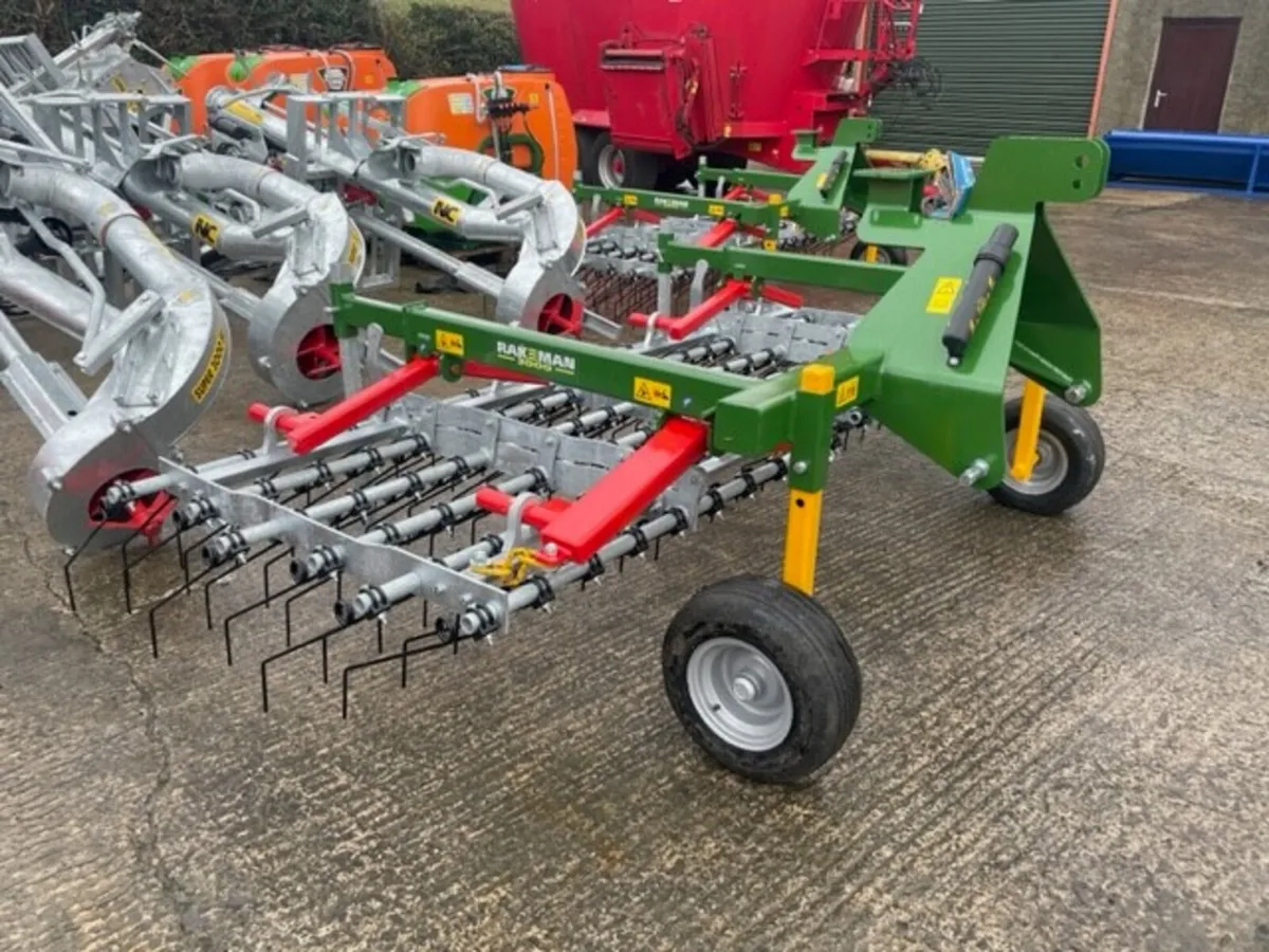 New 3 Metre Rakeman Grass Harrow - Shopsoiled - Image 3