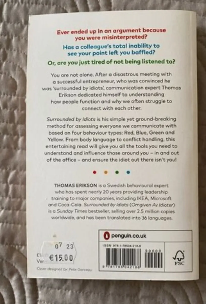 Book: Thomas Erikson: Surrounded by Idiots - Image 2