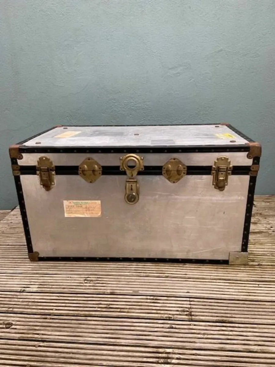 Vintage Steamer Trunk - Image 1
