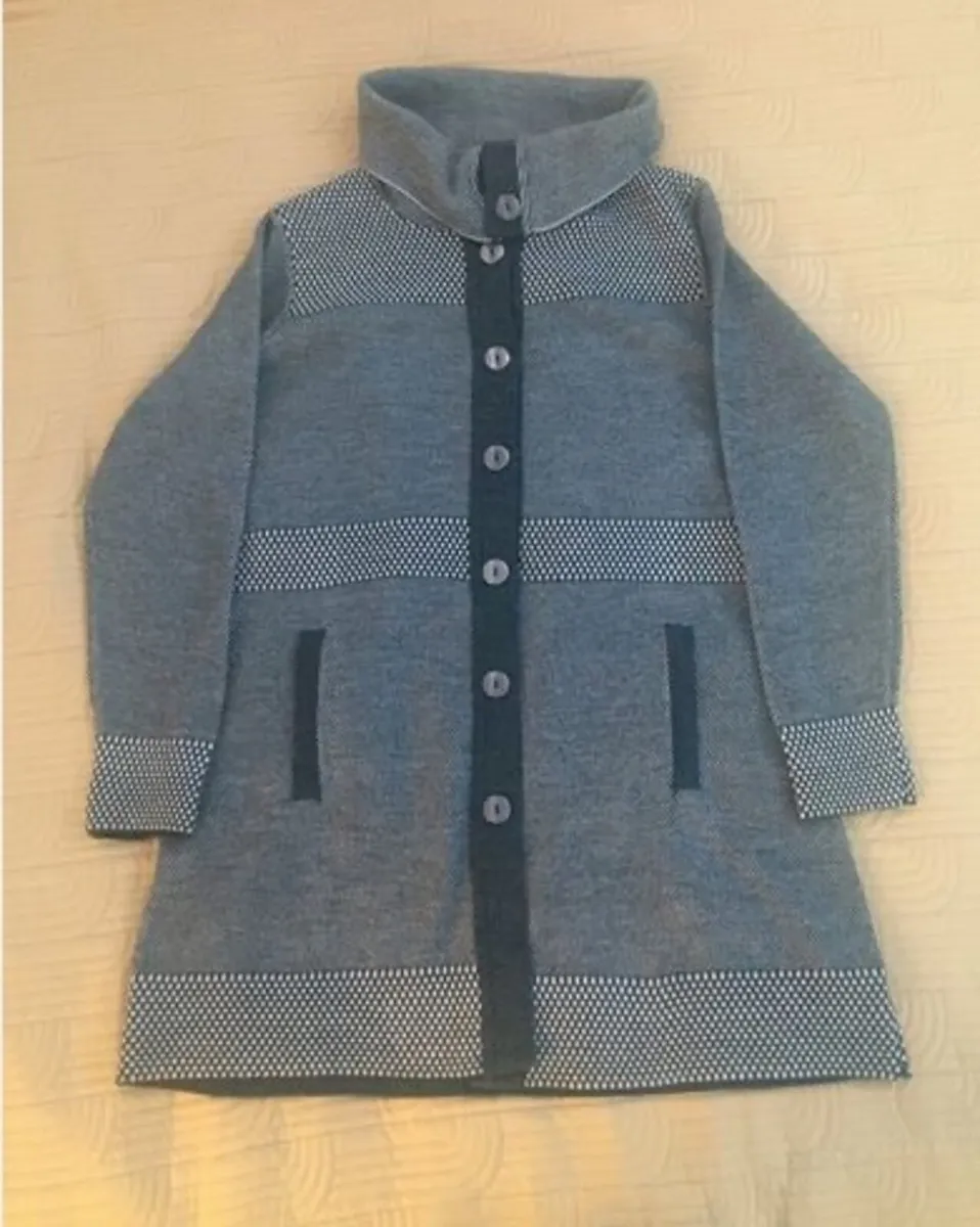 Per Una Grey Cardigan Size L - Image 3