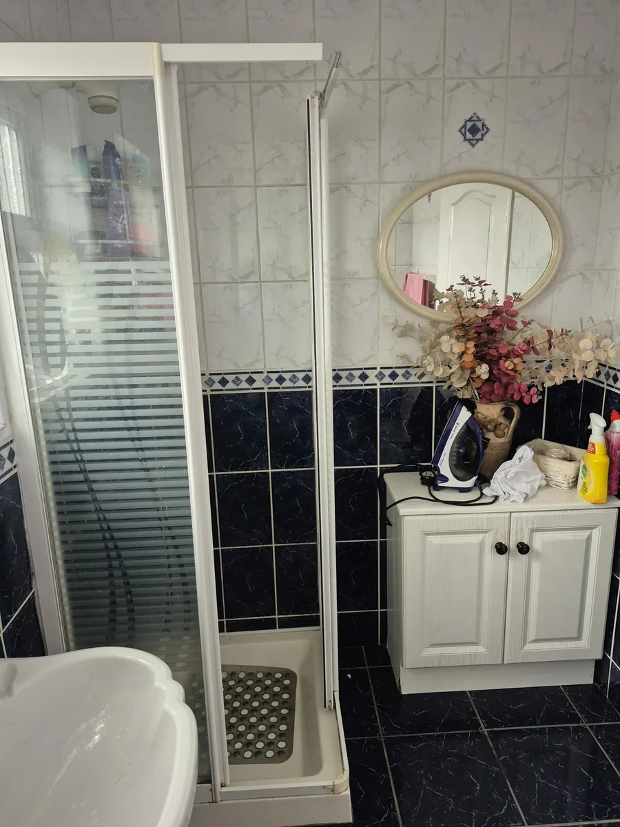 Toilet,sink,shower and cabinet - Image 2
