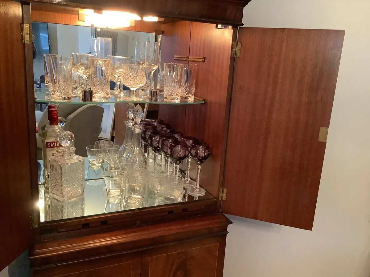 Mahogany Drinks Cabinet - Image 4