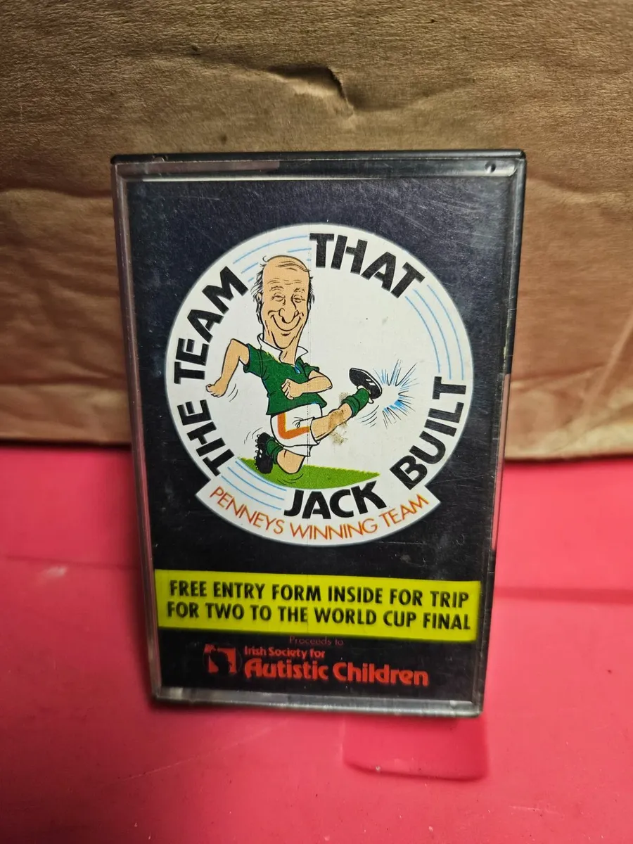 Vintage Retro Jack Charlton Cassette Tape - Image 1