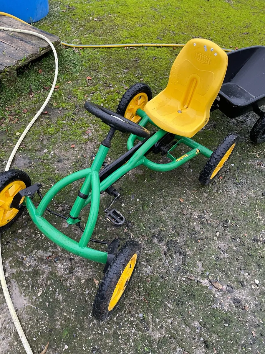 Berg go kart and trailer - Image 2