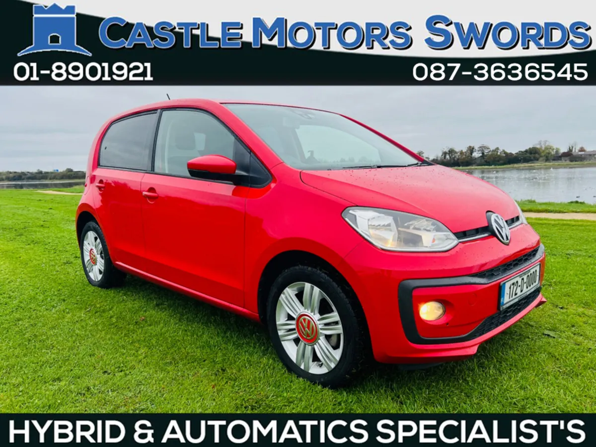 Volkswagen up! 2017 up 1.0 litre Auto in bright Re - Image 1