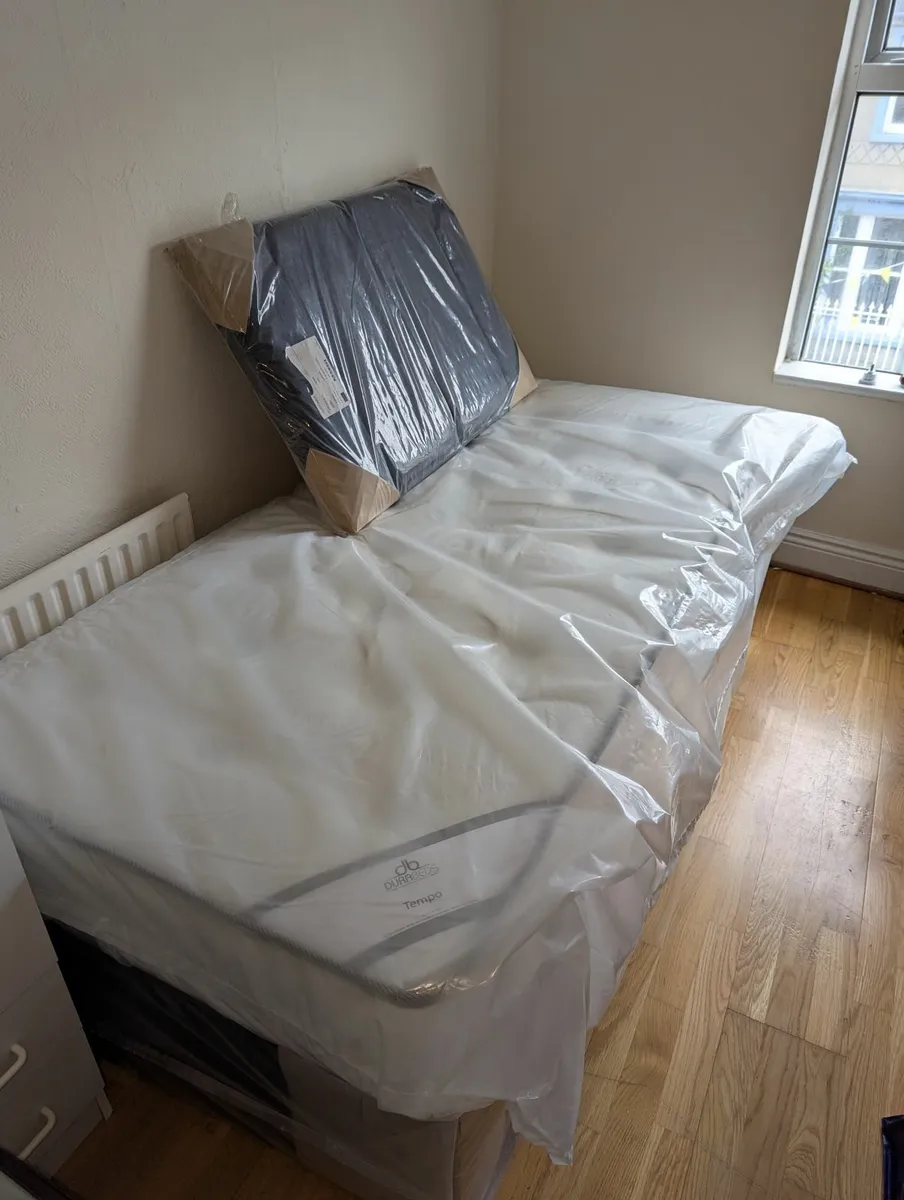 2 x new single beds - Image 1
