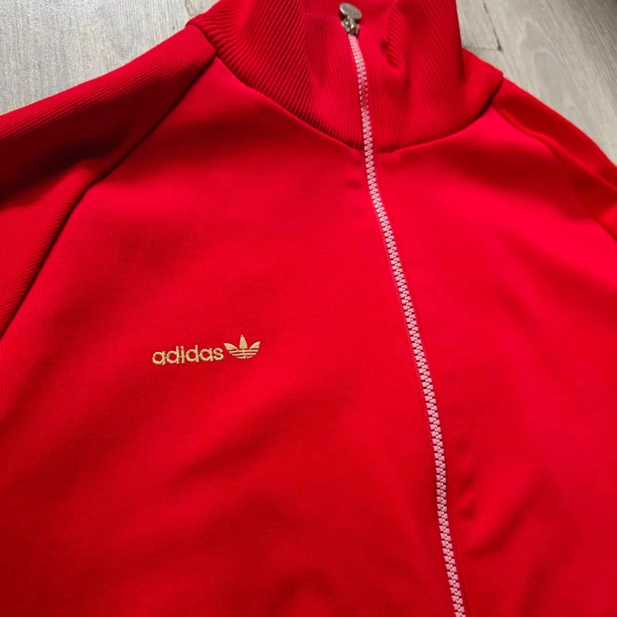 Vintage 80s Adidas zip top medium - Image 2