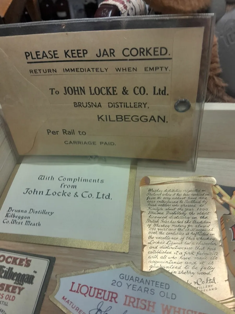 Ten pieces  of lockes distillery  memorabilia - Image 2