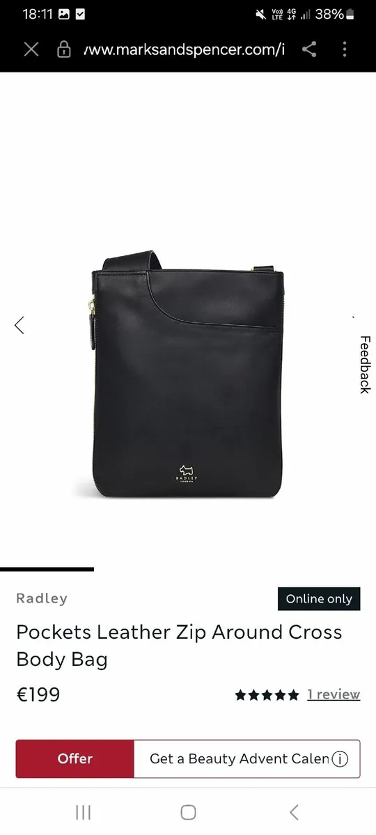 Radley crossbody bag NAVY - Image 4