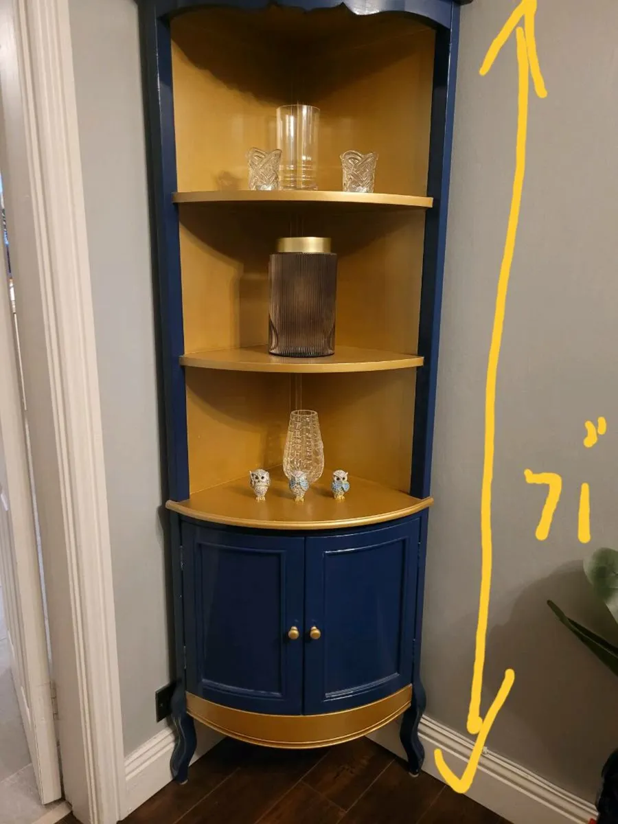 Night blue & gold corner unit - Image 1